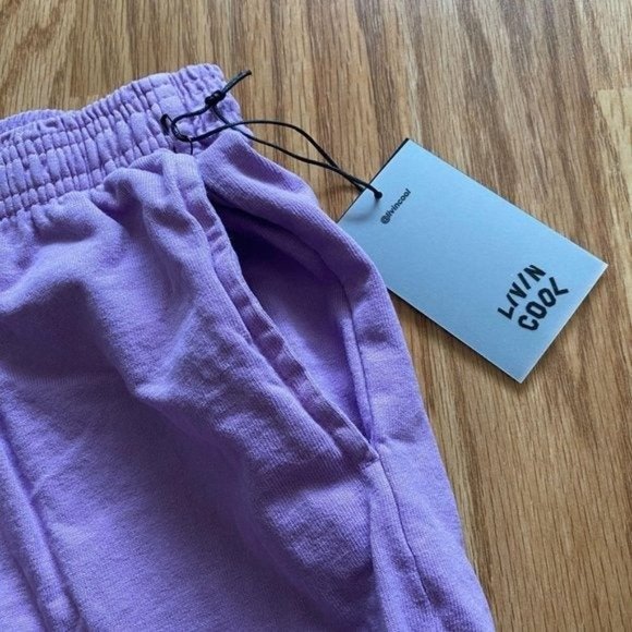 NEW LIVIN COOL ESSENTIAL LILAC SHORTS SZ XS - Picture 3 of 7